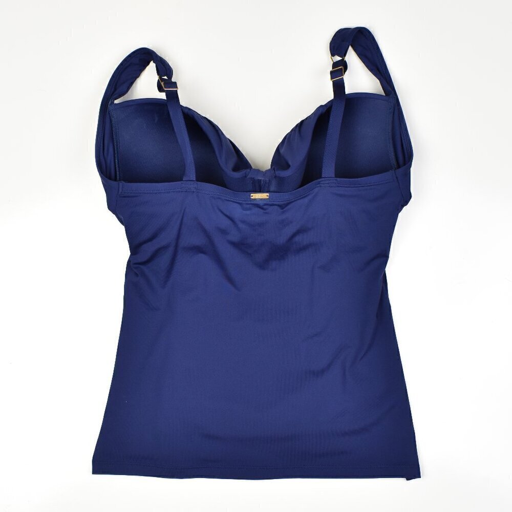 Panache Swim Annalise Ruched Molded Balconette Tankini Swim Top - Picture 3 of 8
